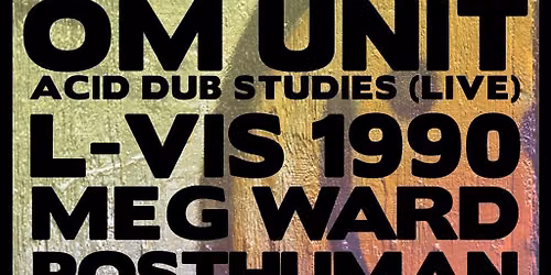 I LOVE ACID OM UNIT ACID DUB STUDIES (LIVE)\/ L-VIS 1990\/Meg Ward