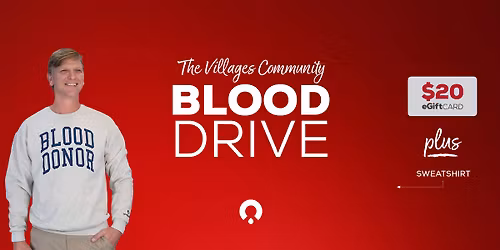 The Villages Community Blood Drive | Free $20 eGift Card