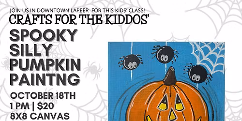 Spooky Silly Pumpkin Painting