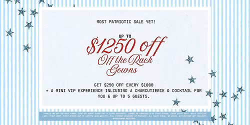 4th of July Dress Sale!