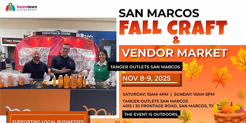 San Marcos Fall Craft and Vendor Market