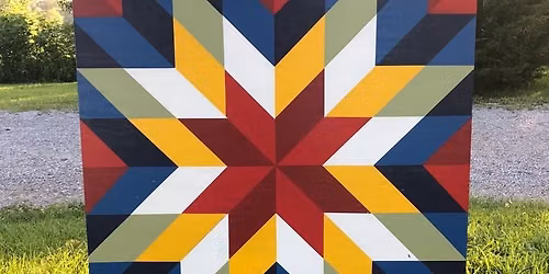 Painted Barn Quilt 4ftx4ft or 2ftx2ft