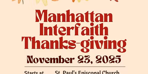 Interfaith Thanks-Giving