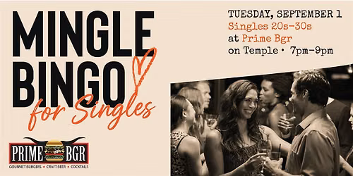 Mingle Bingo: A Singles Night for 20s & 30s at Prime BGR