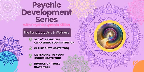 Psychic Development Series with Cynthia Killion