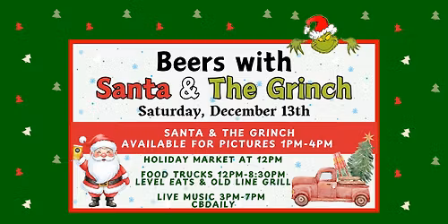 Beers with Santa and The Grinch
