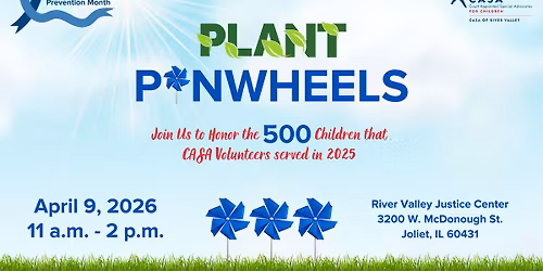 CASA of River Valley Plant Pinwheels Day