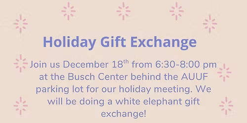 Holiday Gift Exchange