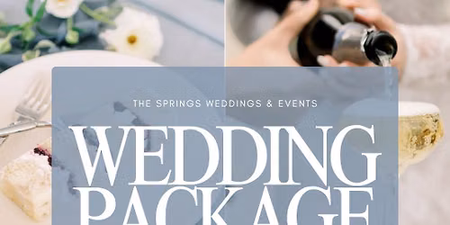 Wedding Package Preview at The Springs in Lake Conroe
