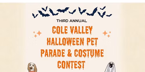 October SF Adoption Event @ Cole Valley Pet Parade & Costume Contest