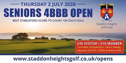 Seniors 4BBB Open