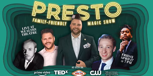 Presto - Family Friendly Magic Show (GR Magic Fest)