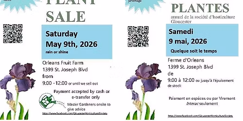 Gloucester Horticultural Society Annual Fundraising Plant Sale