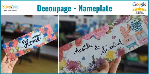 Decoupage - Nameplate