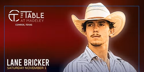 Lane Bricker \u2013 Live at The Table at Madeley!