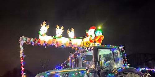 Caverswall creamery Christmas \ud83c\udf84 tractor run 2025 