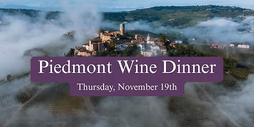 Piedmont Wine Dinner