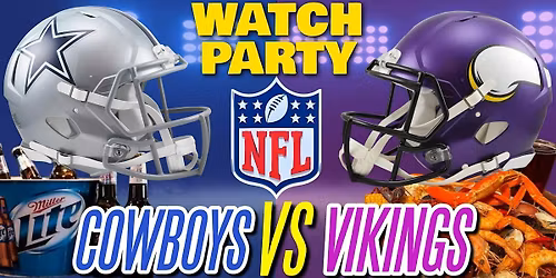 Cowboys vs Vikings!! - Watch Party at The Revel!