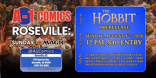 RSVL: MTG Hobbit Prerelease $40 12 PM