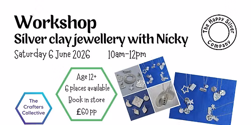 Silver clay jewellery with Nicky