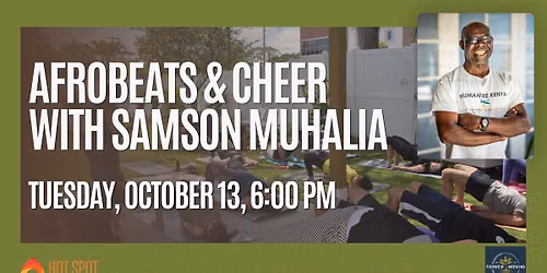 Afrobeats & Cheer with Samson Muhalia at Fishiwer Brewing