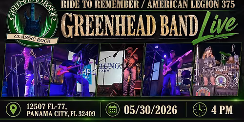 Ride to Remember! GreenheadBand Live at American Legion 375