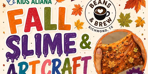 Fall Slime and Art Workshop with Beans and Brew Richmond