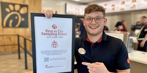 First to Try Sampling Event @ Chick-fil-A Washington Township