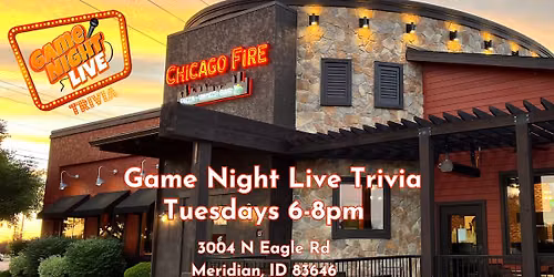 Game Night Live Trivia at Chicago Fire - Meridian 