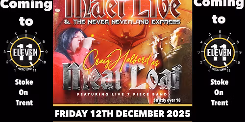 Maet live & the Neverland express live at Eleven Stoke