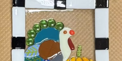 Glass Fusing Sampler: Thanksgiving Cheese Plate