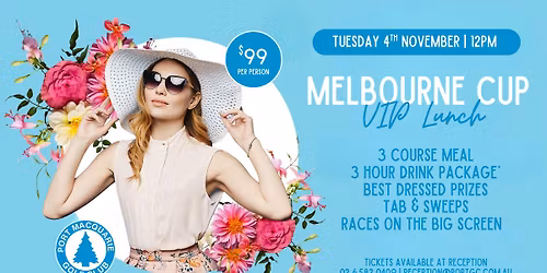 Melbourne Cup VIP Lunch
