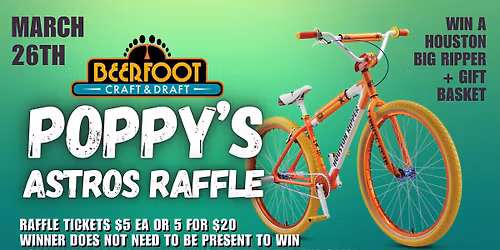 Poppy's Astros Raffle