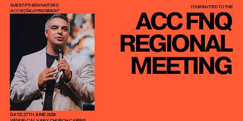 ACC FNQ Regional Gathering - 27st of June 2026