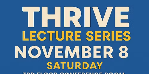 THRIVE COMMUNITY EDUCATION & WELLNESS EVENT 