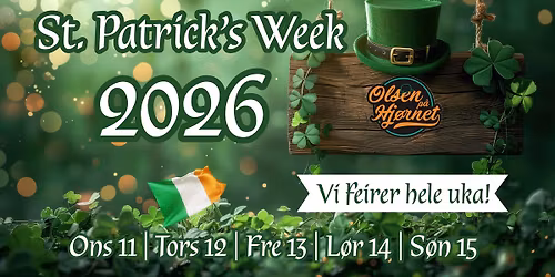St. Patricks Week \/\/ Olsen p\u00e5 Hj\u00f8rnet