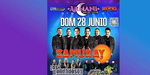 GRUPERO FEST EN EL ARMANI NIGHT CLUB SAMURAY LOS BONDADOSOS Y MAS