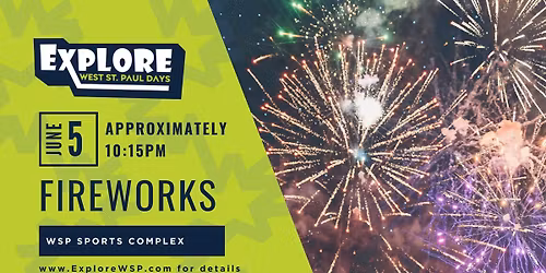Fireworks | Explore West St. Paul Days