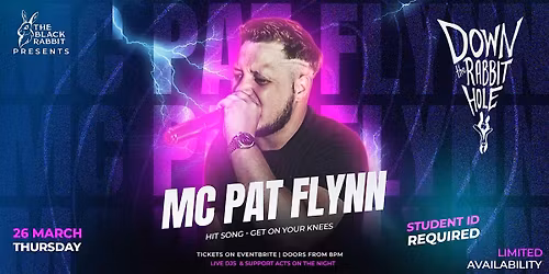 MC PAT FLYNN \u2013 LIVE AT THE BLACK RABBIT
