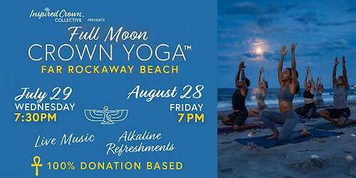 Full Moon Kemetic Yoga Ceremony on Far Rockaway Beach