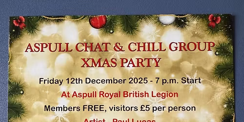 Aspull Chat & Chill Group Christmas Party