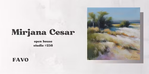 Mirjana Cesar's Art Studio Open House