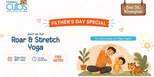 Father's Day Special Roar & Stretch Yoga Celebration