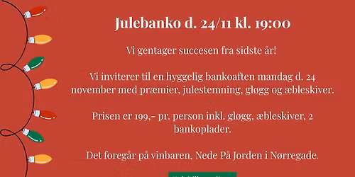 Julebanko d. 24 november kl. 19:00