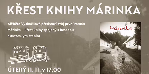 K\u0159est knihy M\u00e1rinka