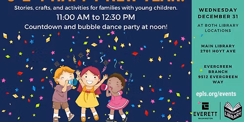 3-2-1- Happy New Year! (Evergreen Branch)