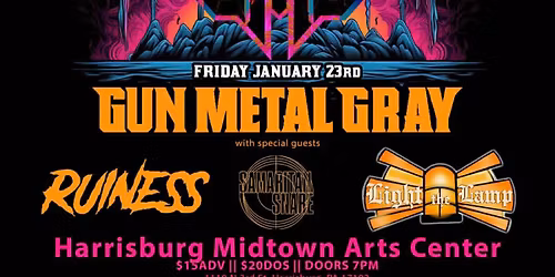 Gun Metal Gray wsg Ruiness, Samaritan Snare & Light the Lamp