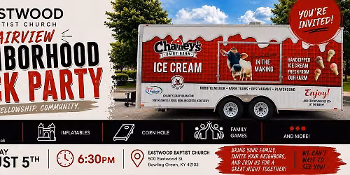 Fairview Neighborhood Block Party - Fall Ministry Kick Off