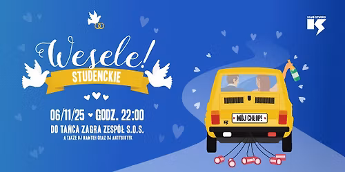 STUDENCKIE WESELE \u2502 6.11.25 \u2502 Klub Studio