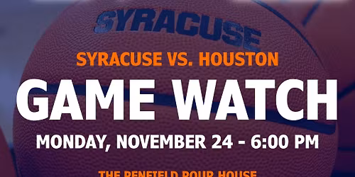 GAME WATCH: Syracuse vs. Houston Men's Basketball